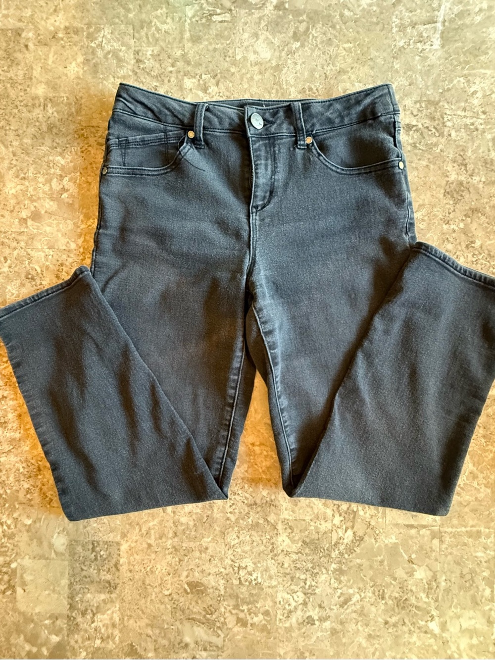 1822 Denim Women's Size 10 Black Skinny Jeans High Rise Stretch Casual